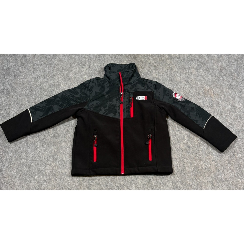32° Degrees Winter Jacket Boy's Size 4T Black Full Zip Weatherproof Outerwear